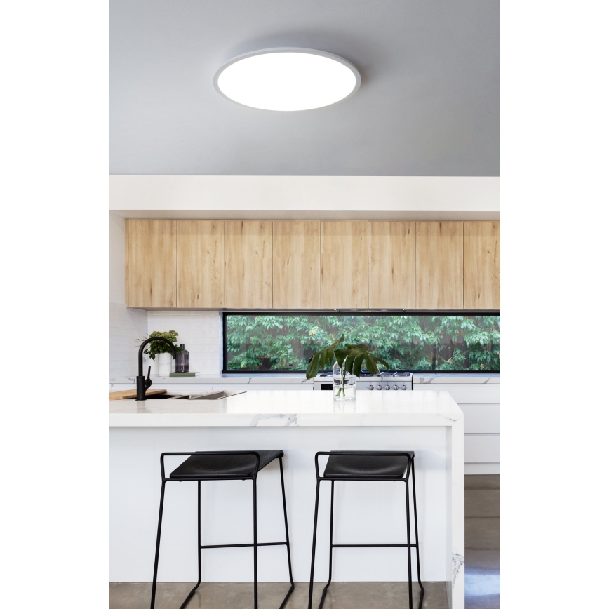 Eglo - Светодиодный потолочный светильник с регулированием яркости LED/30W/230V + дистанционное управление