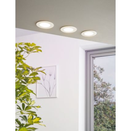 Eglo - Диммируемый встраиваемый потолочный LED-светильник LED/5W/230V с дистанционным управлением, диаметр 12 см