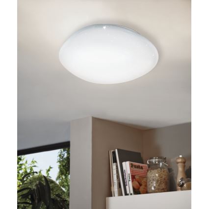 Eglo 98227 - Светодиодный диммируемый потолочный светильник SILERAS-A LED/24W/230V + дистанционное управление