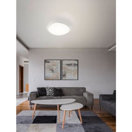 Eglo 98228 - LED диммируемый потолочный светильник SILERAS-A LED/36W/230V диаметр 60 см + пульт дистанционного управления