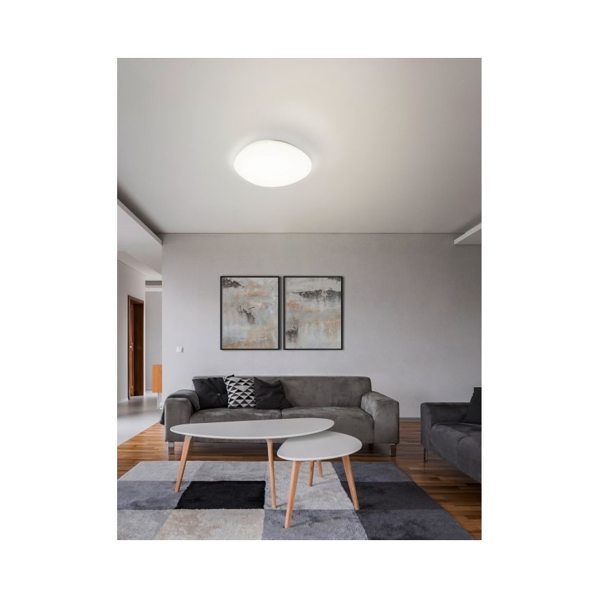 Eglo 98228 - LED диммируемый потолочный светильник SILERAS-A LED/36W/230V диаметр 60 см + пульт дистанционного управления