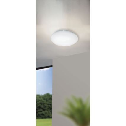 Eglo 98228 - LED диммируемый потолочный светильник SILERAS-A LED/36W/230V диаметр 60 см + пульт дистанционного управления