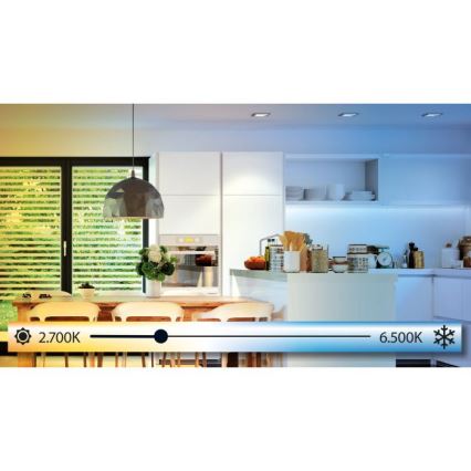 Eglo 98228 - LED диммируемый потолочный светильник SILERAS-A LED/36W/230V диаметр 60 см + пульт дистанционного управления