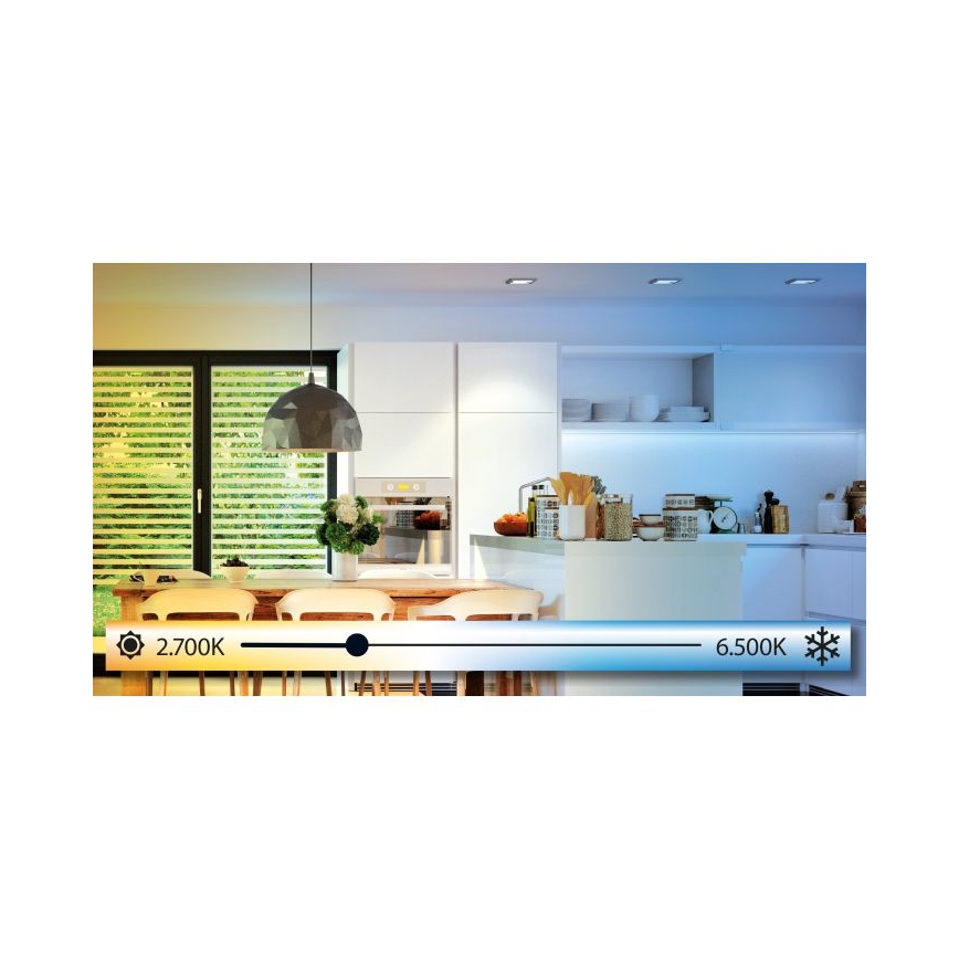 Eglo 98228 - LED диммируемый потолочный светильник SILERAS-A LED/36W/230V диаметр 60 см + пульт дистанционного управления