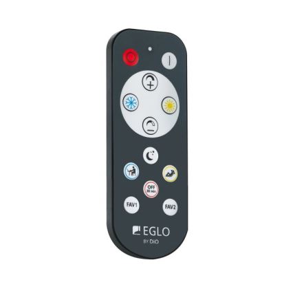 Eglo - Стельовий LED світильник з регулюванням яскравості LED/36W/230V + пульт дистанційного керування