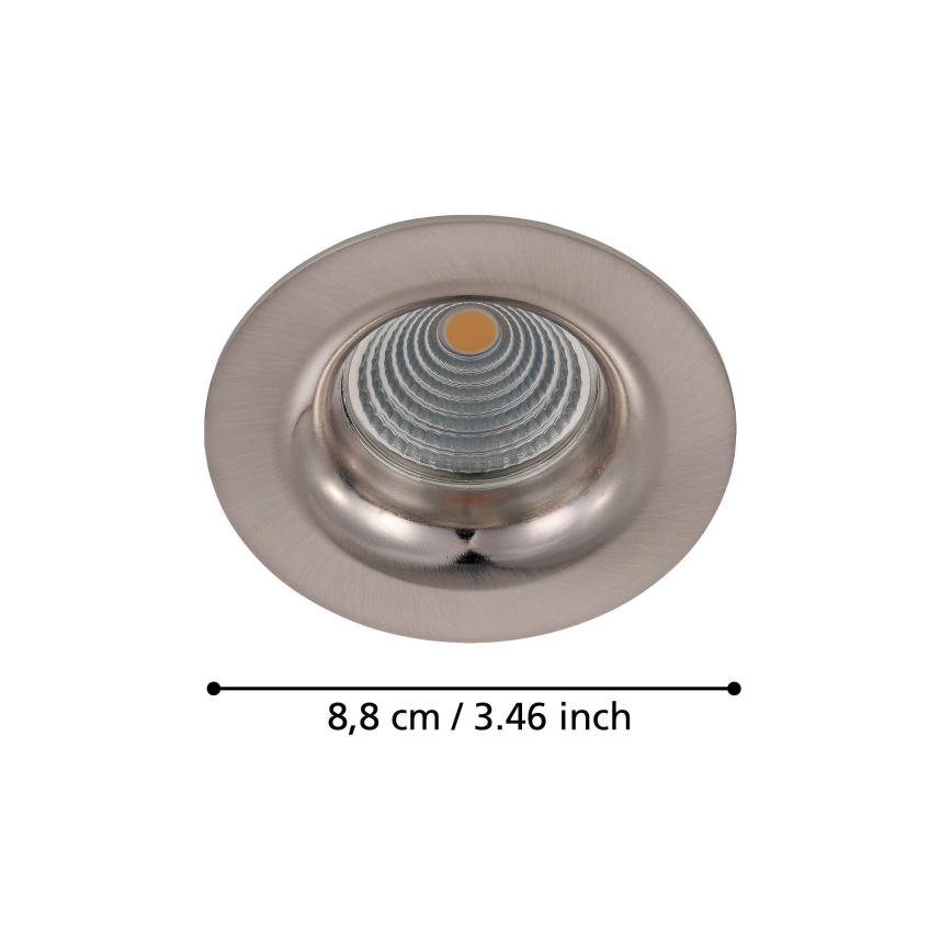 Eglo 98244 - Светодиодный диммируемый встроенный потолочный светильник SALICETO LED/6W/230V