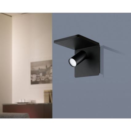Eglo - LED настенный светильник с беспроводной зарядкой 1xGU10/5W/230V