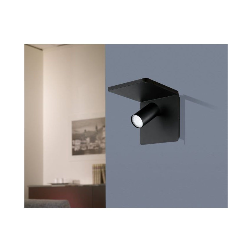 Eglo - LED настенный светильник с беспроводной зарядкой 1xGU10/5W/230V