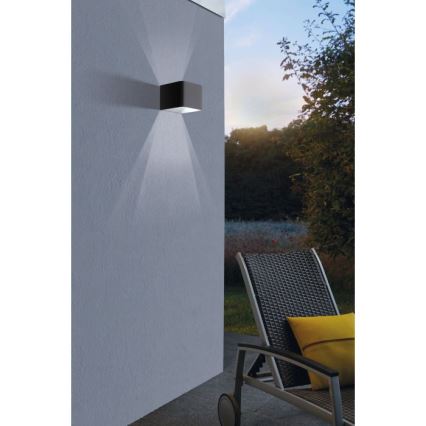 Eglo - Вуличний світлодіодний настінний світильник LED/6W/230V IP44