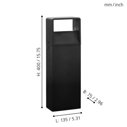 Eglo - Вулична світлодіодна лампа LED/6W/230V IP44