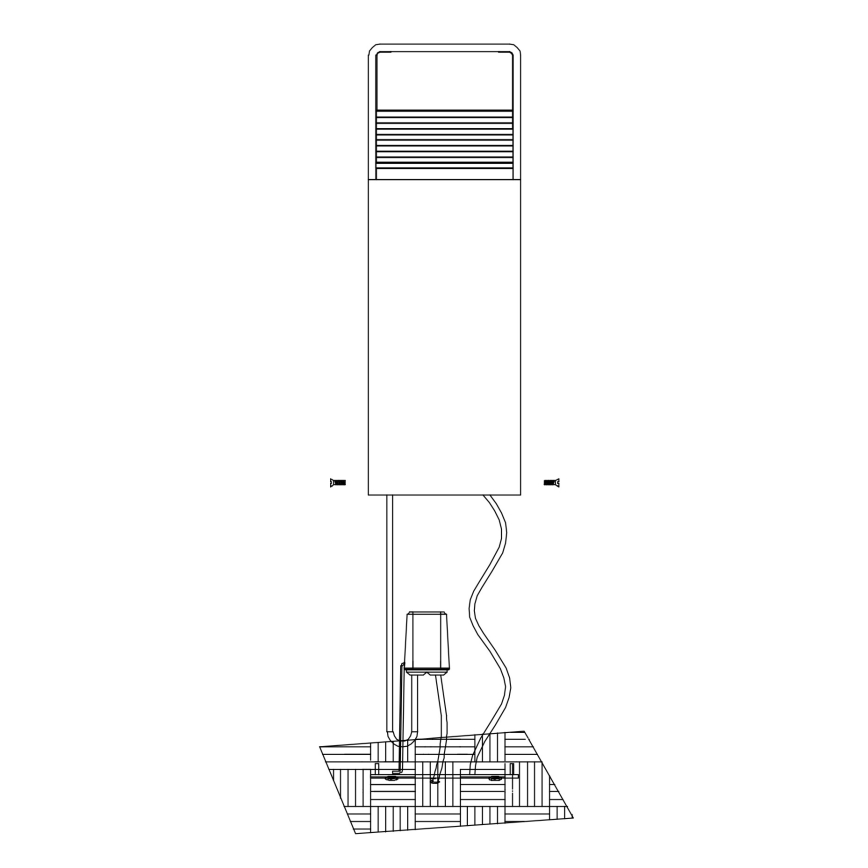 Eglo - Вулична світлодіодна лампа LED/6W/230V IP44