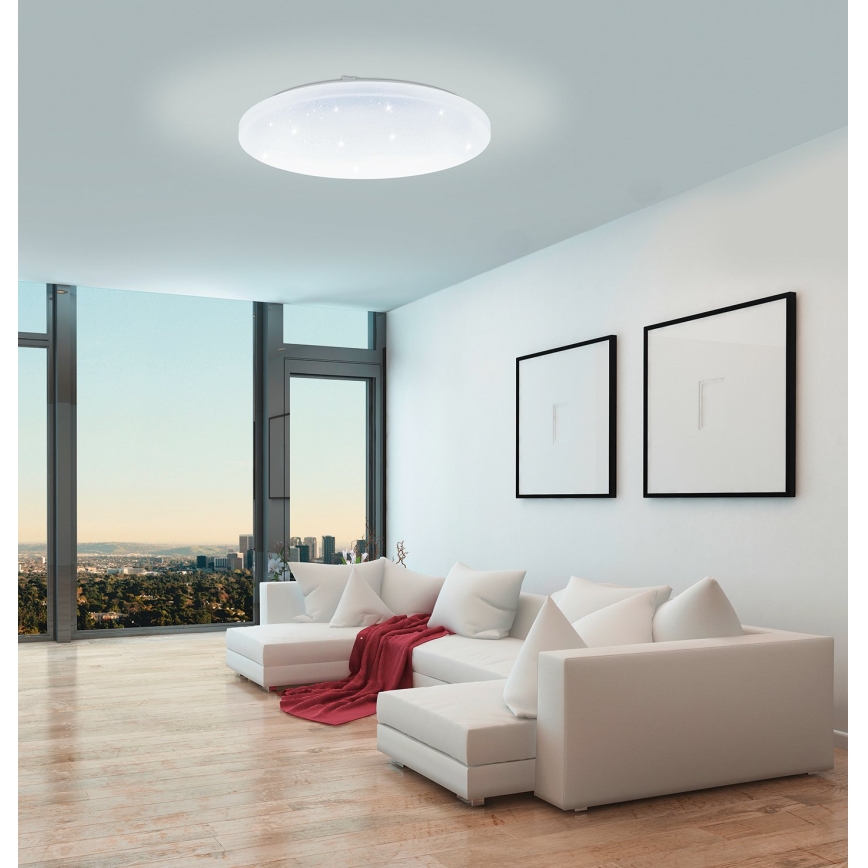 Eglo - LED Світильник для ванної кімнати з регулюванням яскравості LED/12W/230V IP44 + пульт дистанційного керування