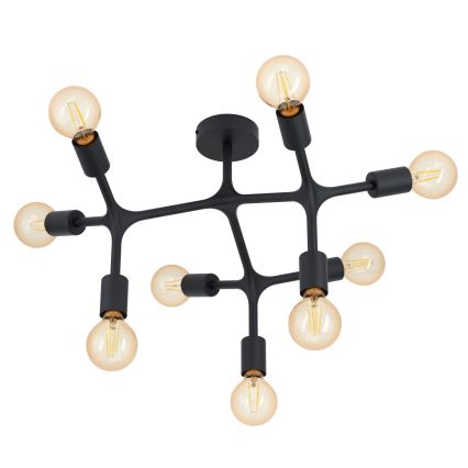 Eglo - Пристельова люстра 9xE27/60W/230V