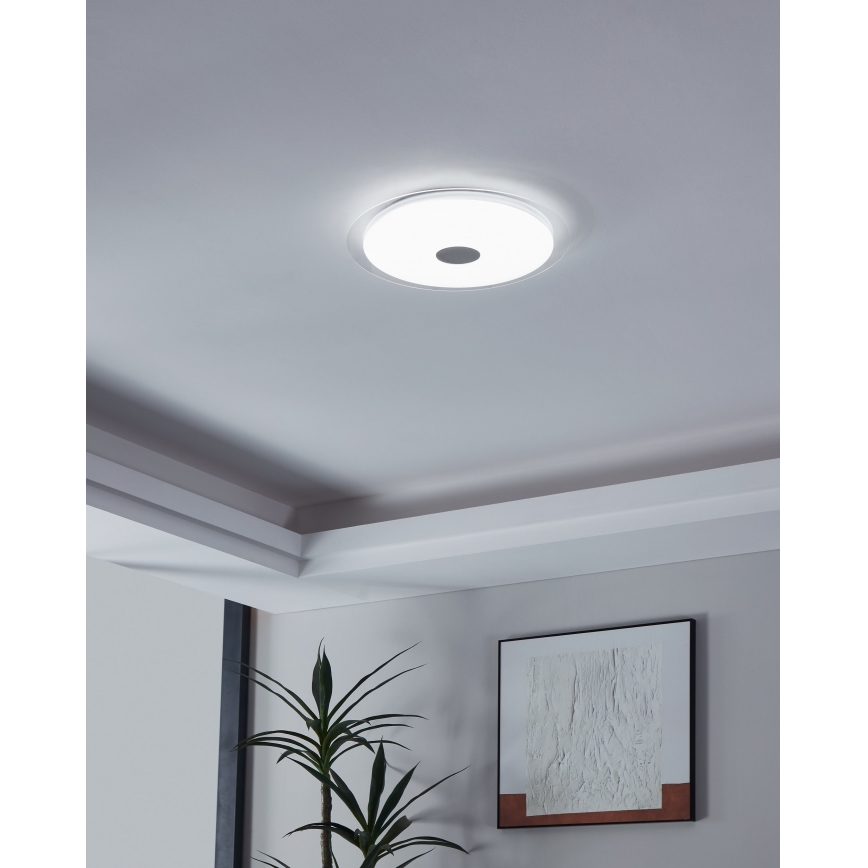 Eglo - Светодиодный потолочный светильник с регулированием яркости LED/24W/230V + дистанционное управление