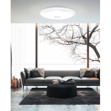 Eglo - Стельовий LED світильник з регулюванням яскравості LED/36W/230V + пульт дистанційного керування