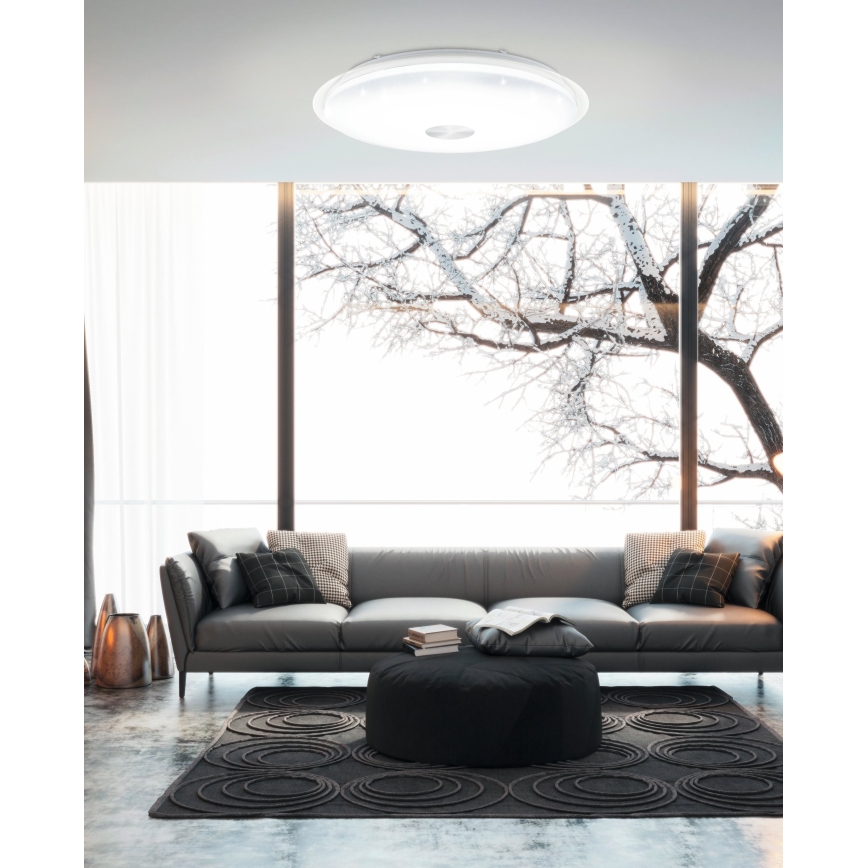 Eglo - Стельовий LED світильник з регулюванням яскравості LED/36W/230V + пульт дистанційного керування