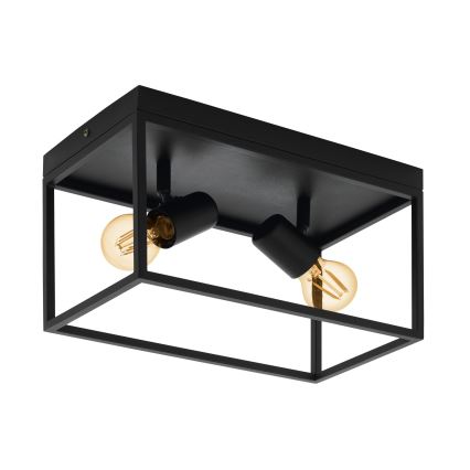 Eglo 98332 - Потолочный светильник SILENTINA 2xE27/40W/230V