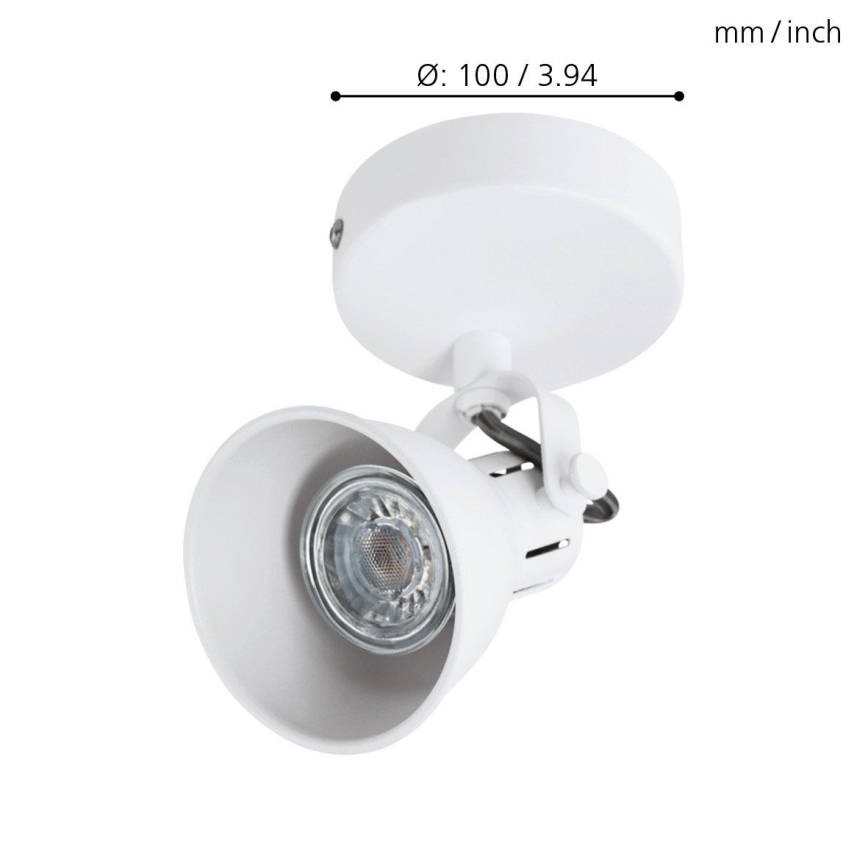 Eglo - Світлодіодний настінний точковий світильник 1xGU10/3,3W/230V