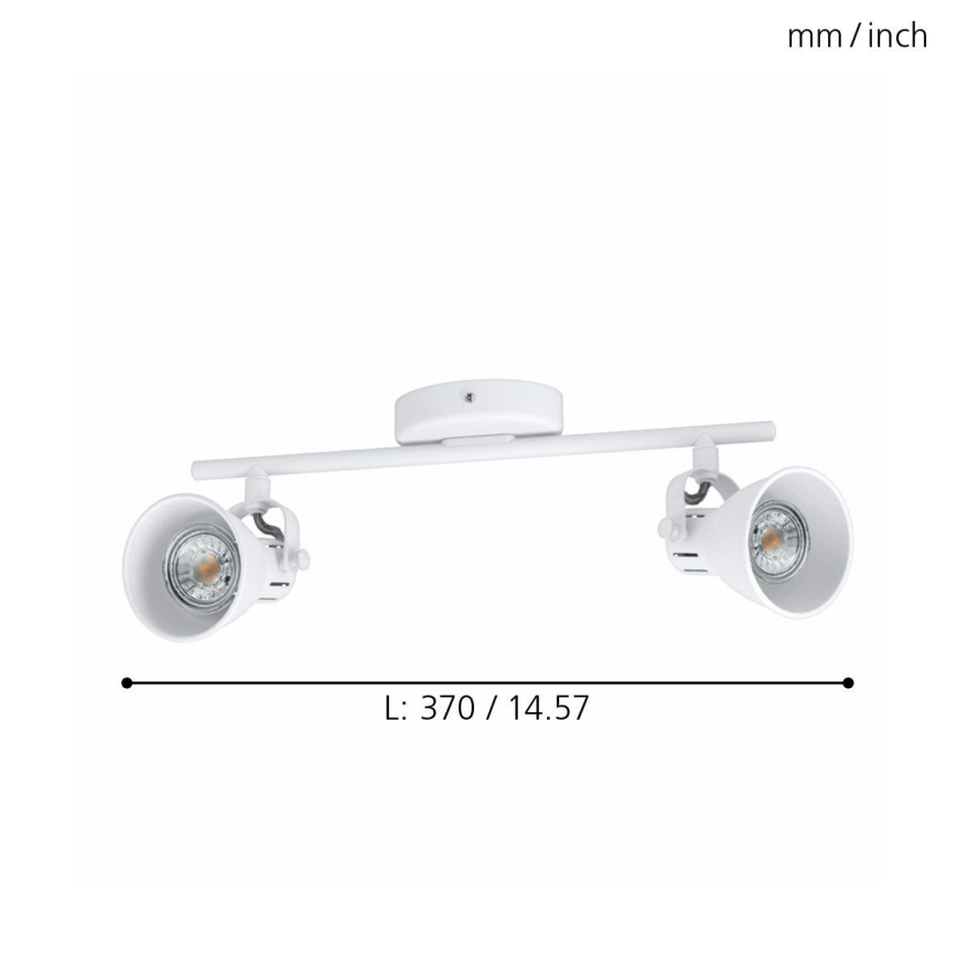 Eglo - Точковий LED світильник 2xGU10/3,3W/230V