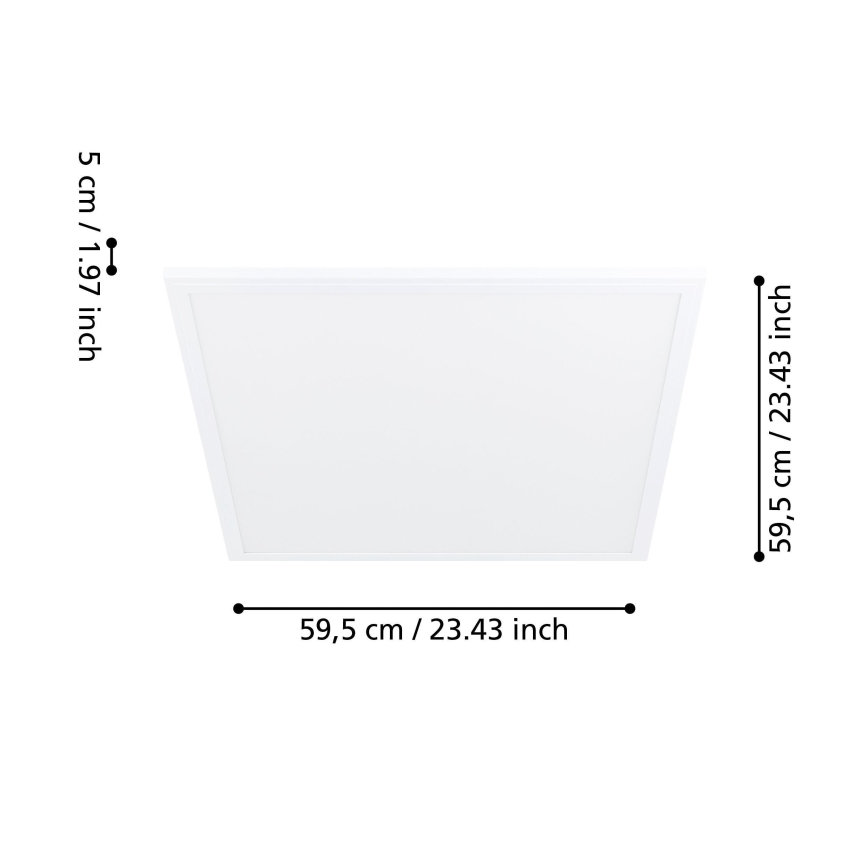 Eglo - Світлодіодний стельовий світильник з датчиком LED/34W/230V