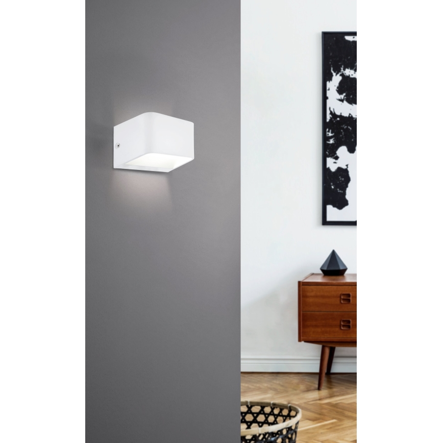 Eglo - Світлодіодний настінний світильник LED/6W/230V 3000K білий