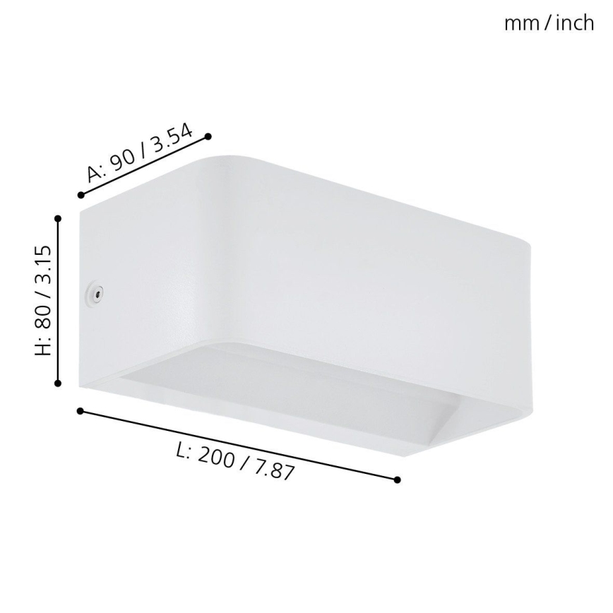 Eglo - Світлодіодний настінний світильник LED/10W/230V