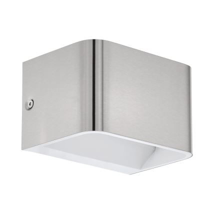 Eglo - Світлодіодний настінний світильник LED/6W/230V 3000K матовий хром