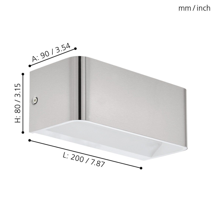 Eglo - Світлодіодний настінний світильник LED/10W/230V