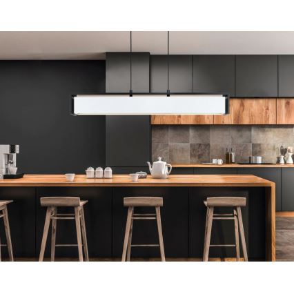 Eglo - Светодиодная RGB люстра на тросе с диммером VALDELAGRANO-C LED/33,6W/230V