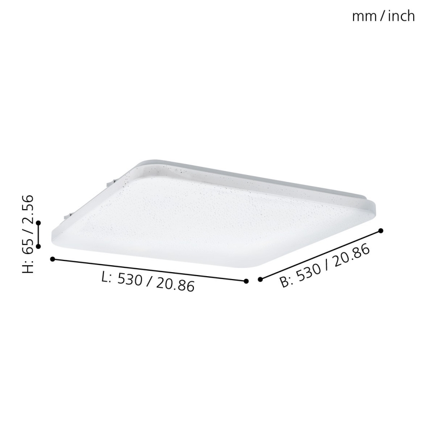 Eglo 98449 - Светодиодный потолочный светильник FRANIA-S LED/49,5W/230V