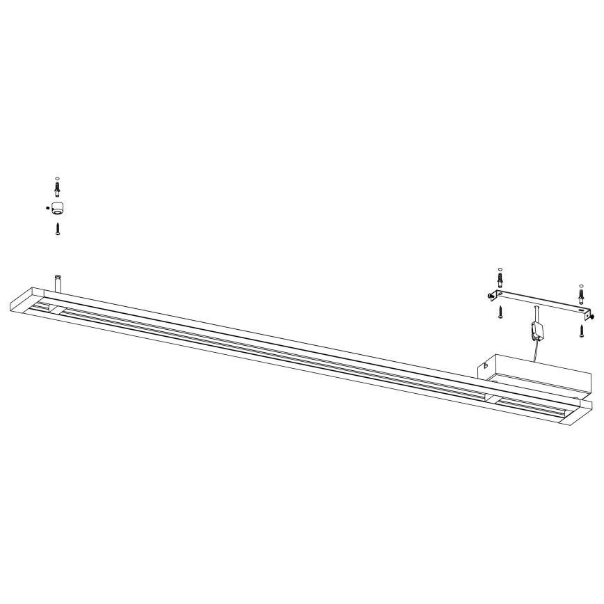 Eglo - Світлодіодний стельовий світильник з регульованою яскравістю LED/27W/230V