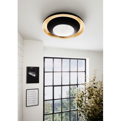 Eglo - Стельовий LED світильник з регулюванням яскравості LED/24,5W/230V + пульт дистанційного керування