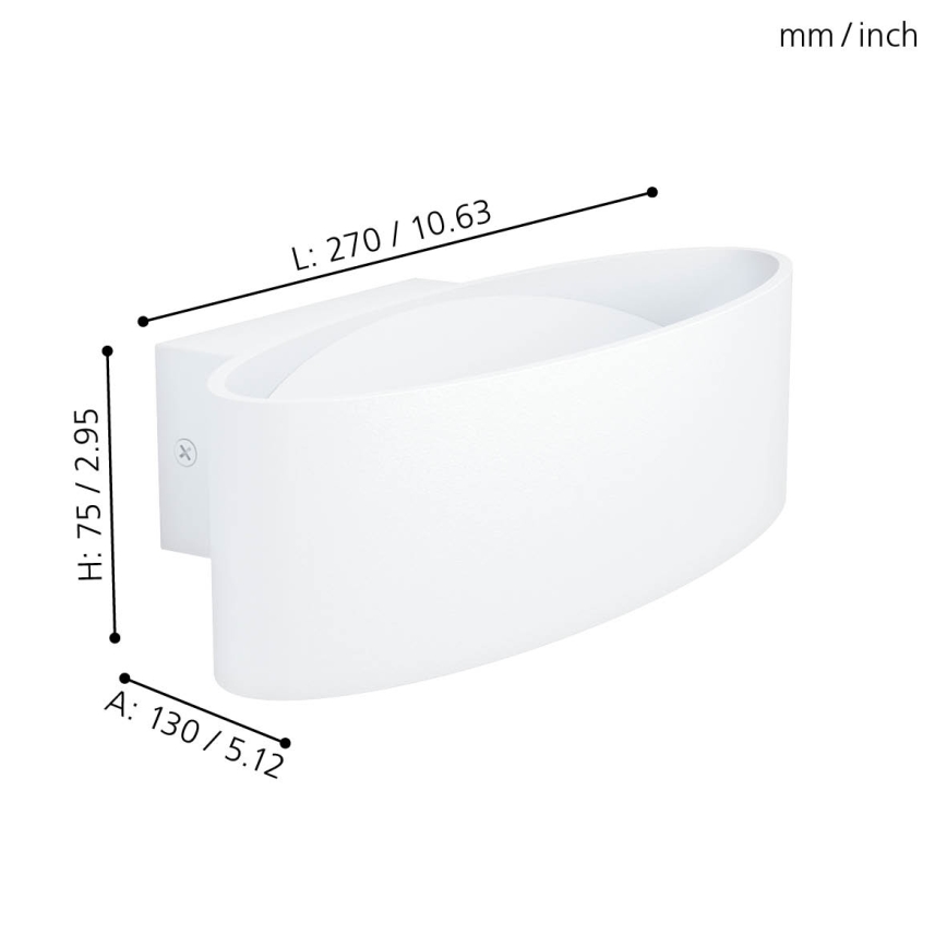 Eglo - Світлодіодний настінний світильник LED/10W/230V