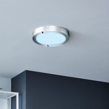 Eglo - Світлодіодний стельовий світильник RGB з регулюванням яскравості FUEVA-C LED/21W/230V