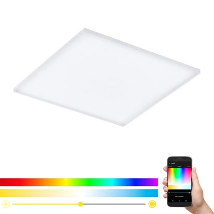 Eglo - LED RGB Стельовий світильник з регулюванням яскравості TURCONA-C LED/30W/230V + ДК