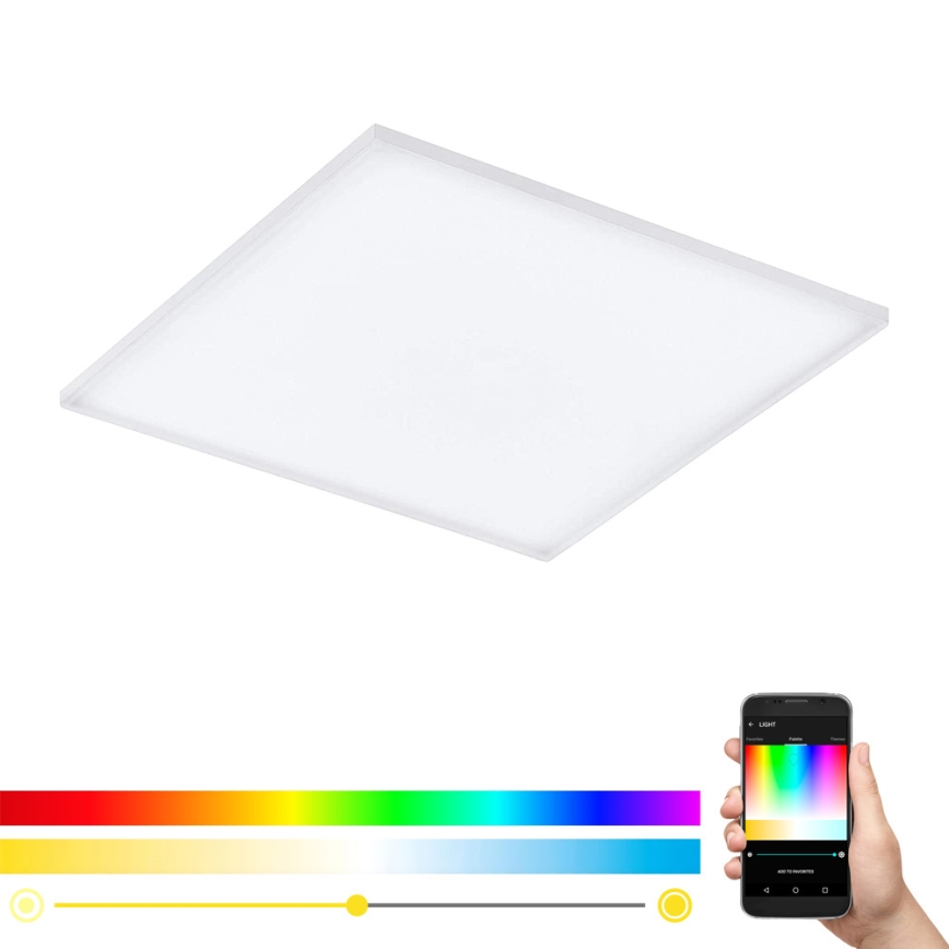 Eglo - LED RGB Стельовий світильник з регулюванням яскравості TURCONA-C LED/30W/230V + ДК