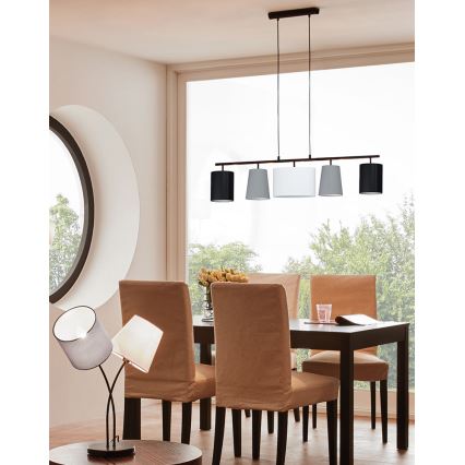 Eglo 98588 - Люстра на тросе ALMEIDA 5xE14/25W/230V