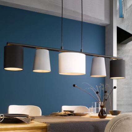 Eglo 98588 - Люстра на тросе ALMEIDA 5xE14/25W/230V