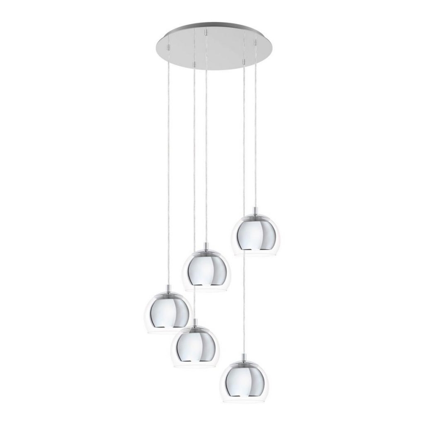 Eglo 98596 - Люстра на тросе ROCAMAR 5xE27/28W/230V