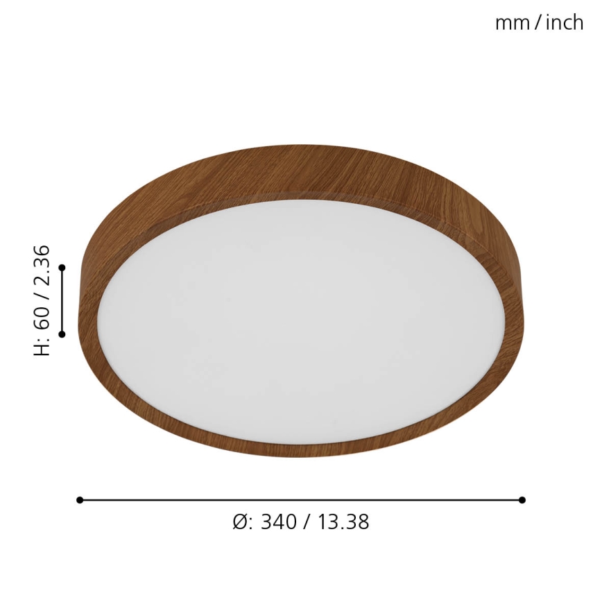 Eglo - Стельовий LED світильник LED/14,6W/230V