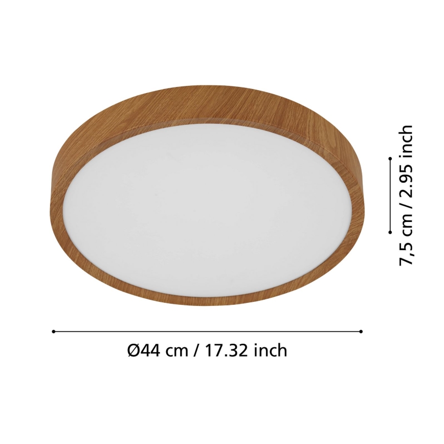 Eglo - Світлодіодний стельовий світильник LED/33,5W/230V