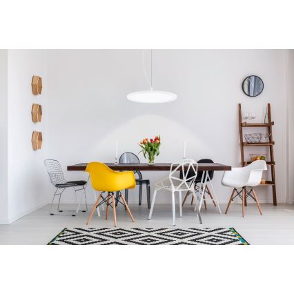 Eglo 98605 - Светодиодная диммируемая люстра RGB на тросе CERIGNOLA-C LED/21W/230V + дистанционное управление