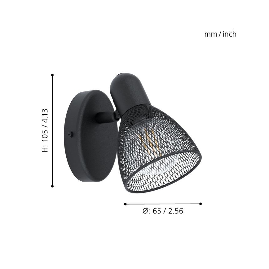 Eglo - Настінний точковий світильник 1xE14/28W/230V