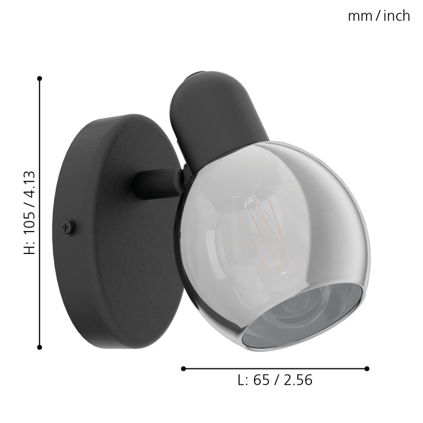 Eglo - Настінний точковий світильник 1xE14/10W/230V