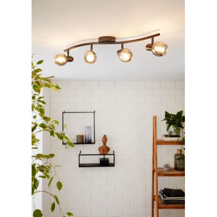 Eglo - Точковий світильник 4xE14/28W/230V