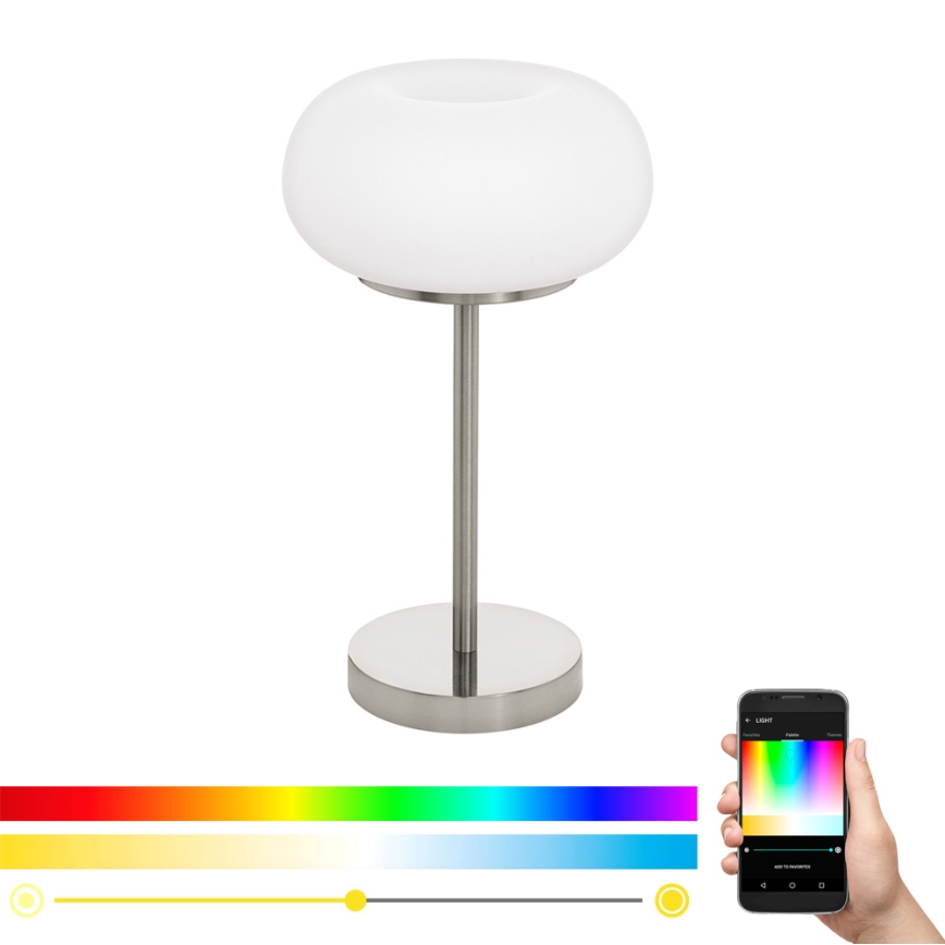 Eglo - LED RGB Настільна лампа з регулюванням яскравості OPTICA-C LED/16W/230V діаметр 27,5 см