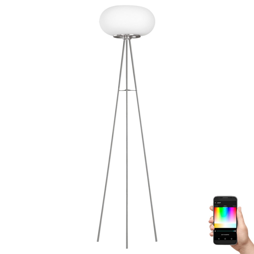 Eglo - Светодиодный RGB-торшер с регулированием яркости OPTICA-C LED/17W/230V диаметр 56 см