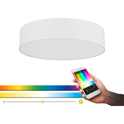 Eglo - Світильник стельовий LED RGB з регулюванням яскравості ROMAO-C LED/33W/230V + дистанційне керування