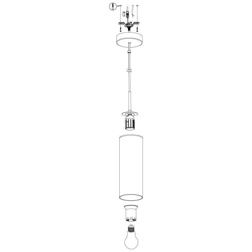 Eglo - Подвесная люстра 1xE27/15W/230V