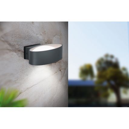 Eglo - Вуличний світлодіодний настінний світильник LED/10W/230V IP44